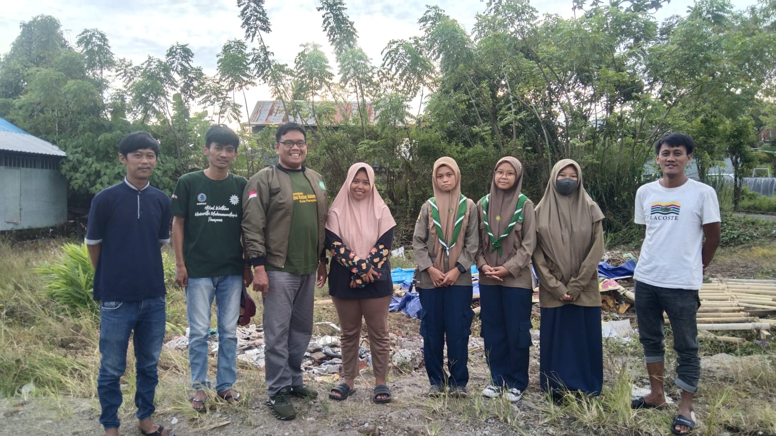 Salurkan Bantuan, Hizbul Wathan Parepare Berbagi Kebahagiaan Warga Terdampak Bencana